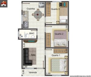 46.87m2-casa-terrea-3-quartos-e-varanda