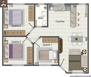 60.67m2-casa-terrea-com-3-quartos-e-cozinha-integrada