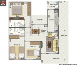 62.64m2-casa-terrea-3-quartos-suite-varanda