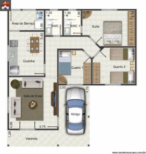 91.54m2-casa-terrea-3-quartos-com-suite-e-garagem