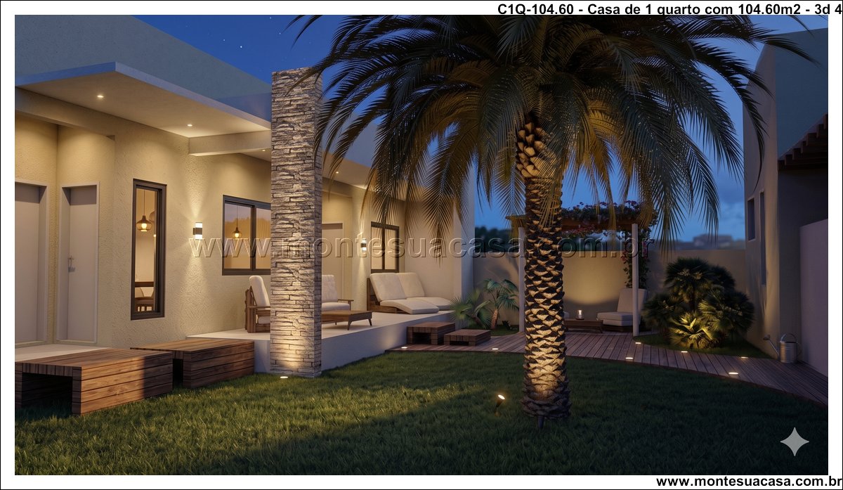 104.60m2-casa-terrea-1-quarto-com-varanda-e-pergolado - Imagem 5