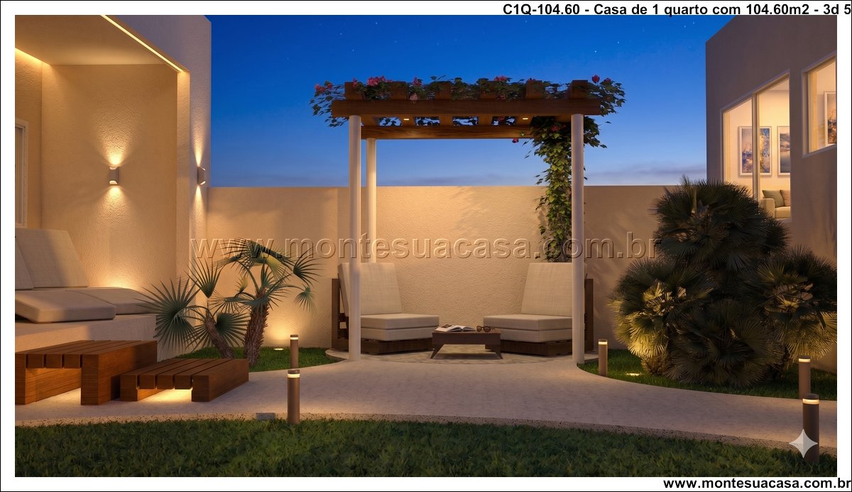 104.60m2-casa-terrea-1-quarto-com-varanda-e-pergolado - Imagem 6