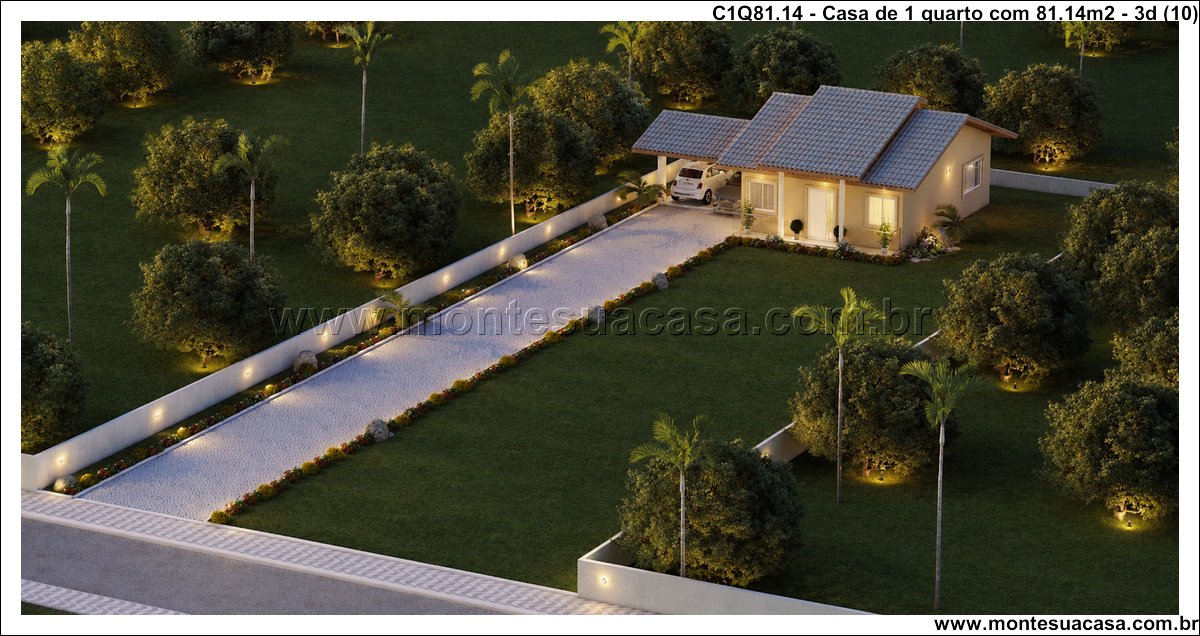 81.14m2-casa-terrea-1-quarto-com-garagem-coberta - Imagem 11
