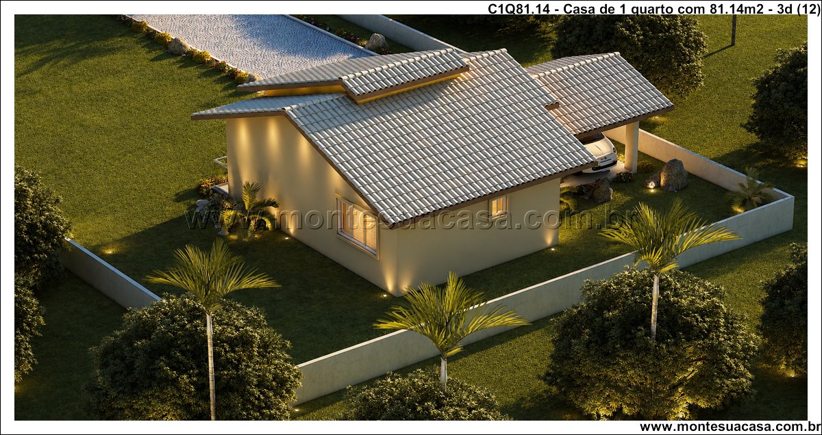 81.14m2-casa-terrea-1-quarto-com-garagem-coberta - Imagem 13