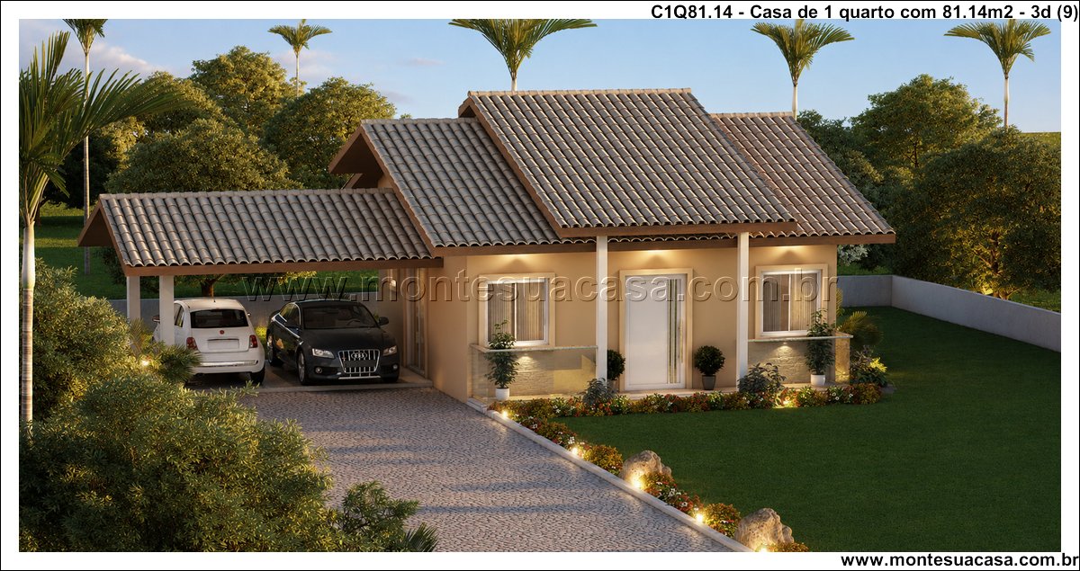 81.14m2-casa-terrea-1-quarto-com-garagem-coberta - Imagem 10