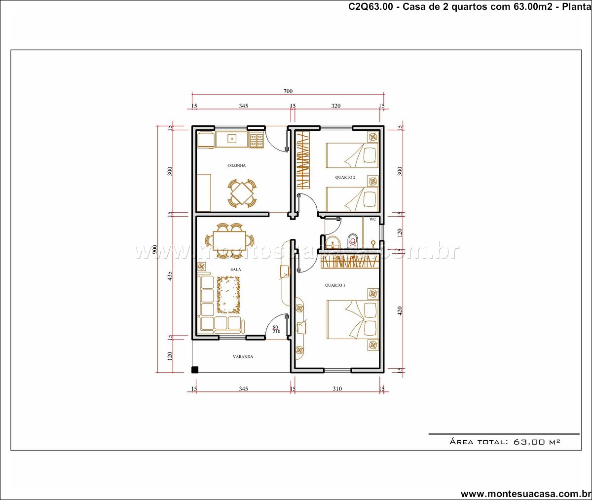 63.00m2-casa-terrea-2-quartos - Imagem 3