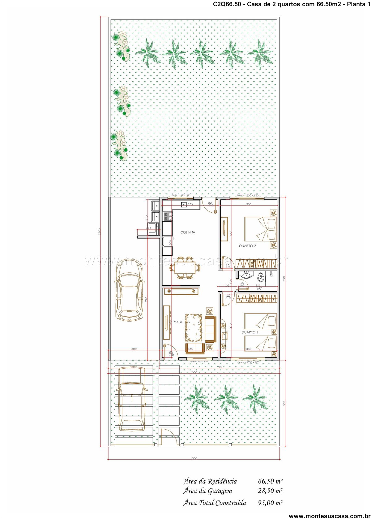 66.50m2-casa-terrea-2-quartos - Imagem 3