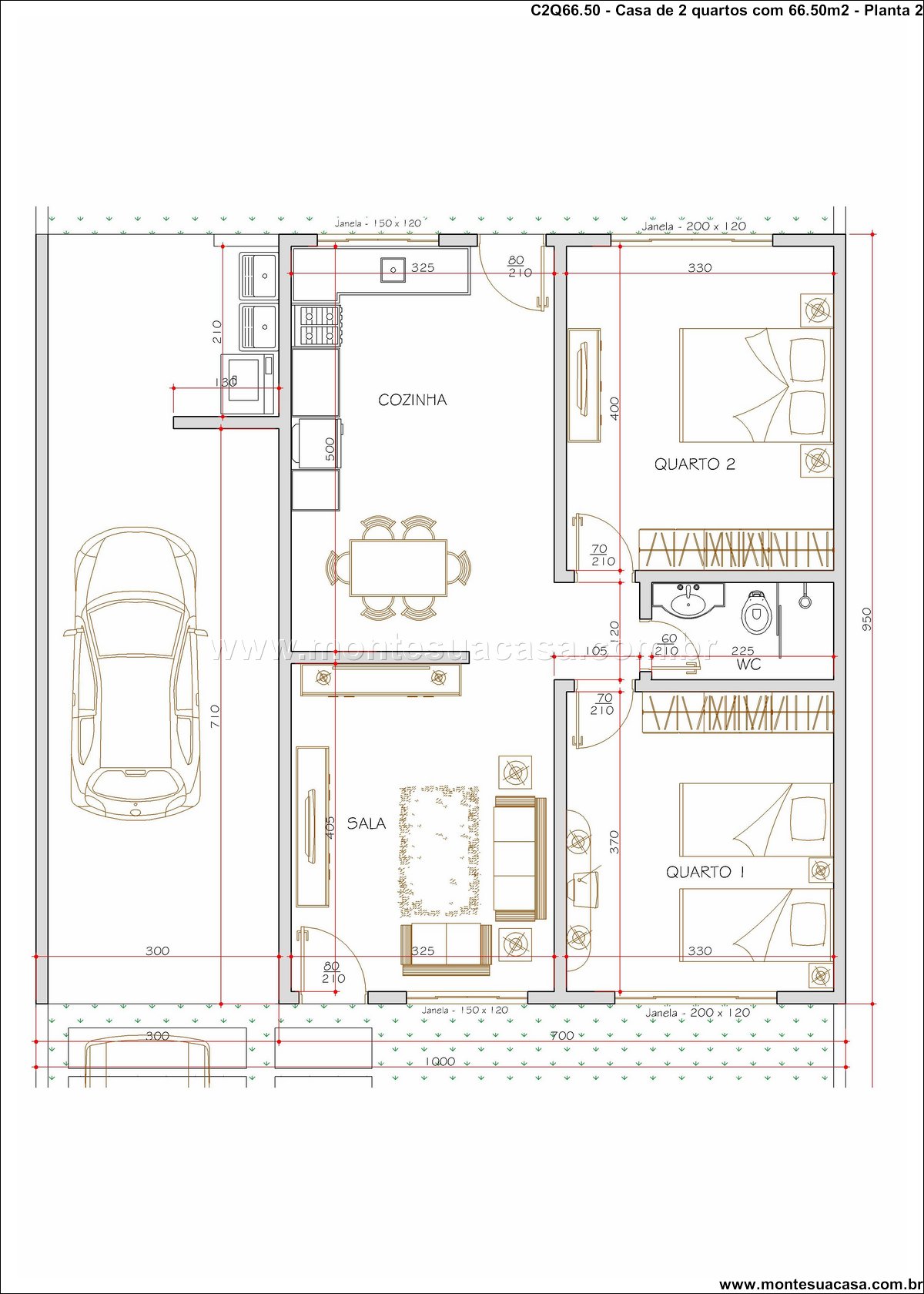 66.50m2-casa-terrea-2-quartos - Imagem 4