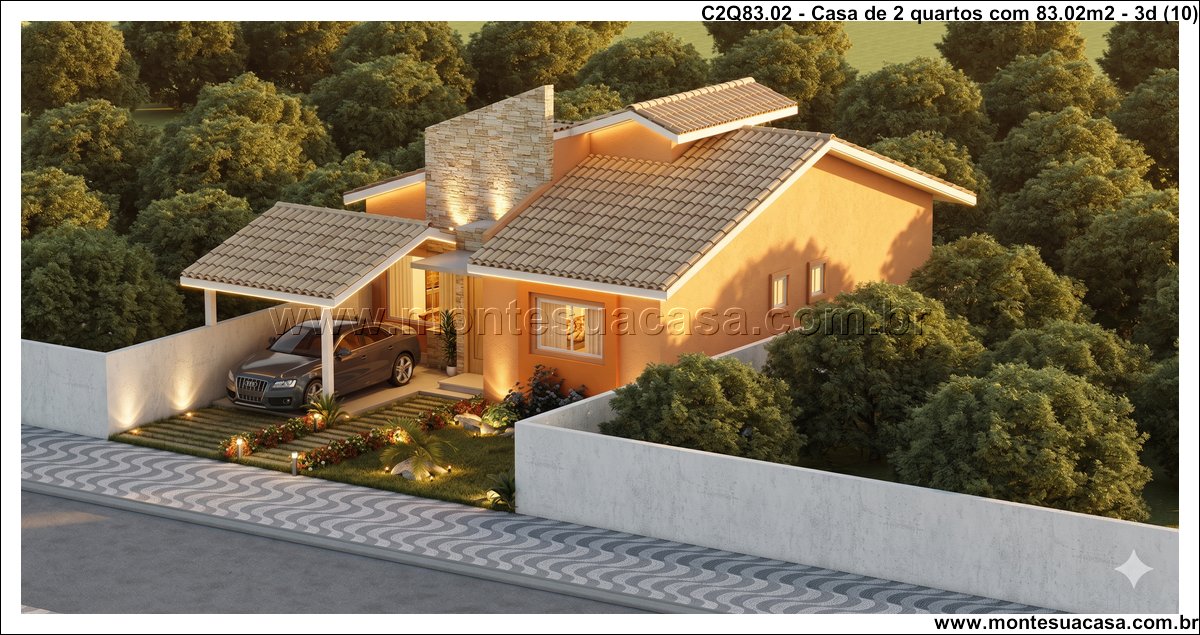 83.02m2-casa-terrea-2-quartos-suite-e-garagem - Imagem 11