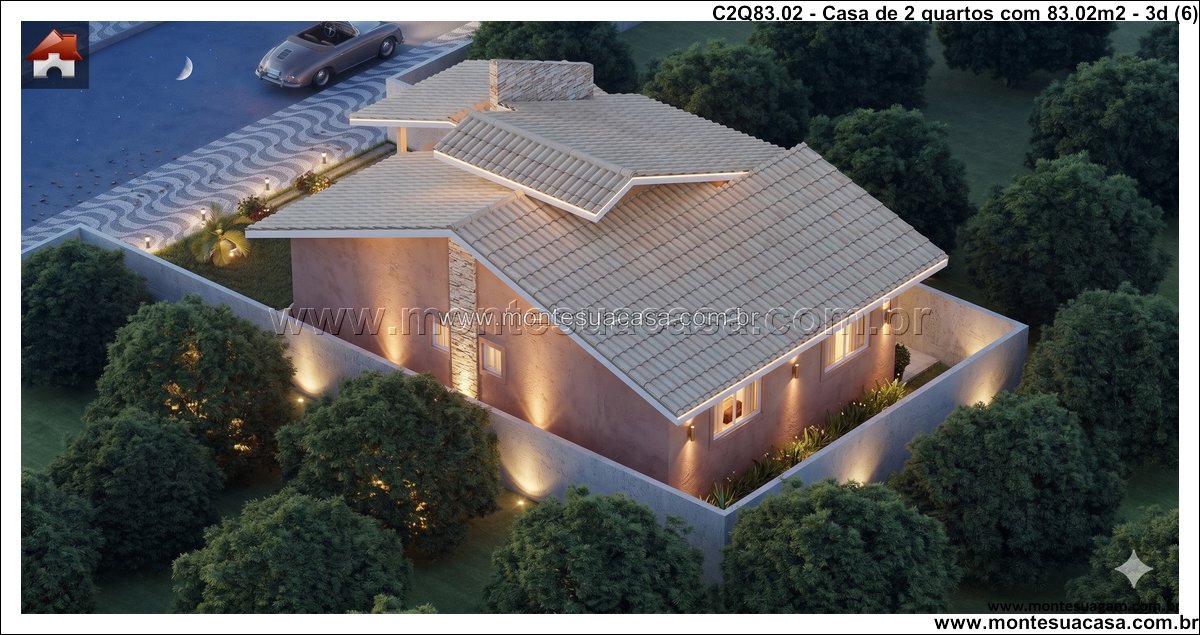 83.02m2-casa-terrea-2-quartos-suite-e-garagem - Imagem 7