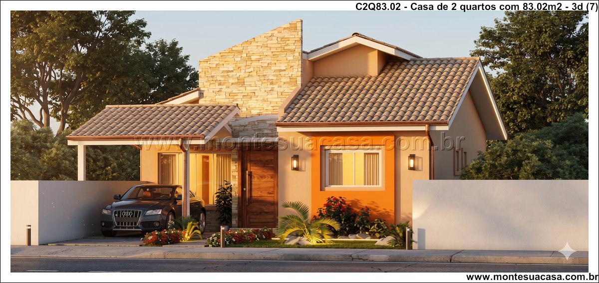 83.02m2-casa-terrea-2-quartos-suite-e-garagem - Imagem 8