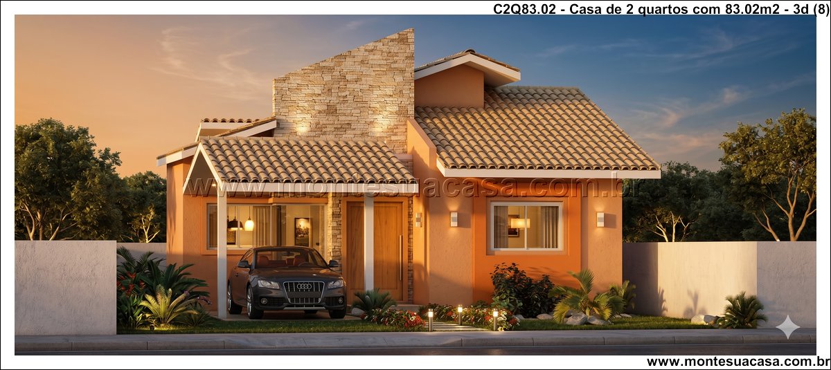 83.02m2-casa-terrea-2-quartos-suite-e-garagem - Imagem 9