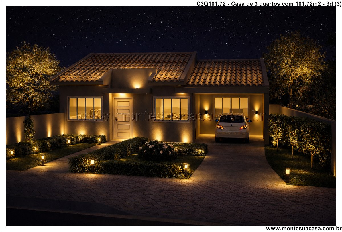 101.72m2-casa-terrea-3-quartos-suite-e-garagem-integrada - Imagem 4