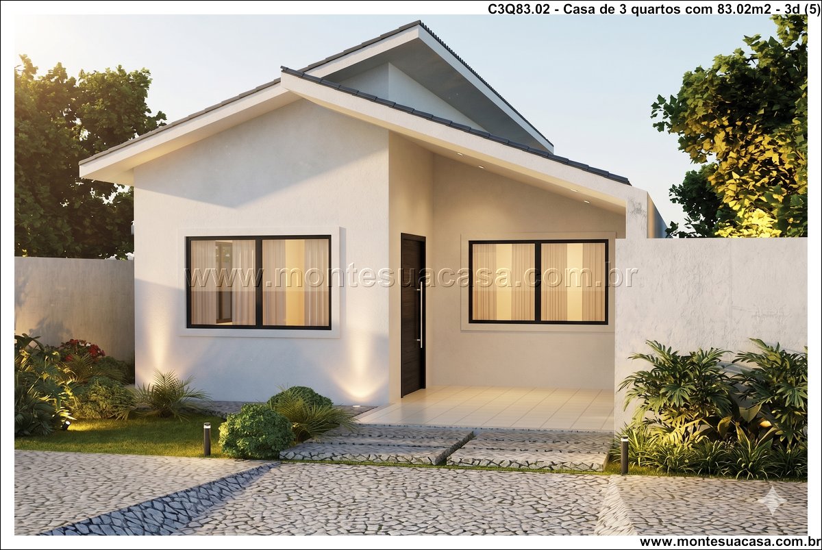83.02m2-casa-terrea-3-quartos-suite-jardim-interno - Imagem 6