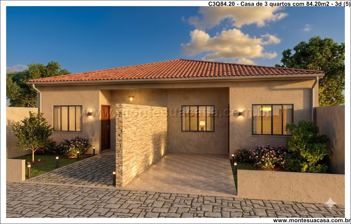 84.20m2-casa-terrea-geminada-3-quartos-suite-e-garagem - Imagem 6