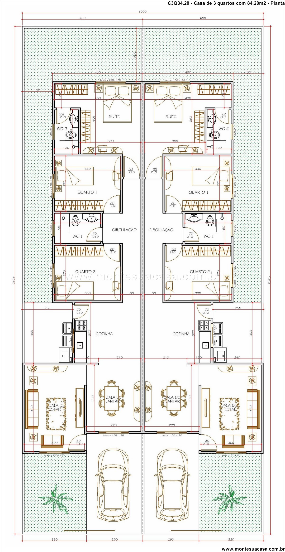 84.20m2-casa-terrea-geminada-3-quartos-suite-e-garagem - Imagem 9