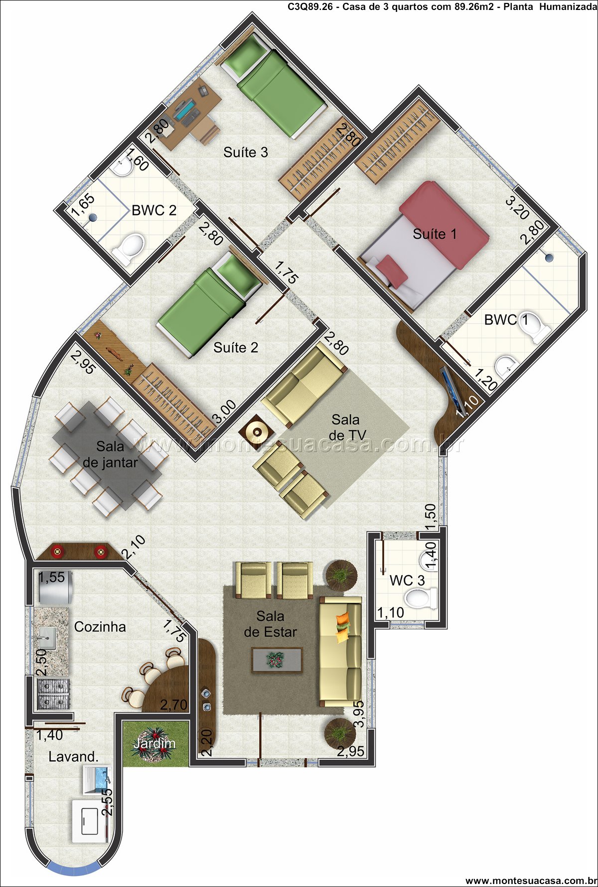 89.26-projeto-casa-terrea-3-quartos-3-suites-sala-dupla-cozinha-lavanderia