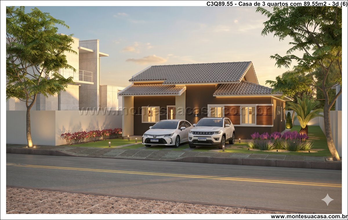 89.55m2-casa-terrea-3-quartos-com-piscina-e-churrasqueira - Imagem 7