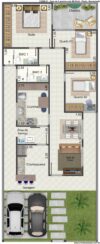 90.81m2-casa-terrea-3-quartos-suite-churrasqueira