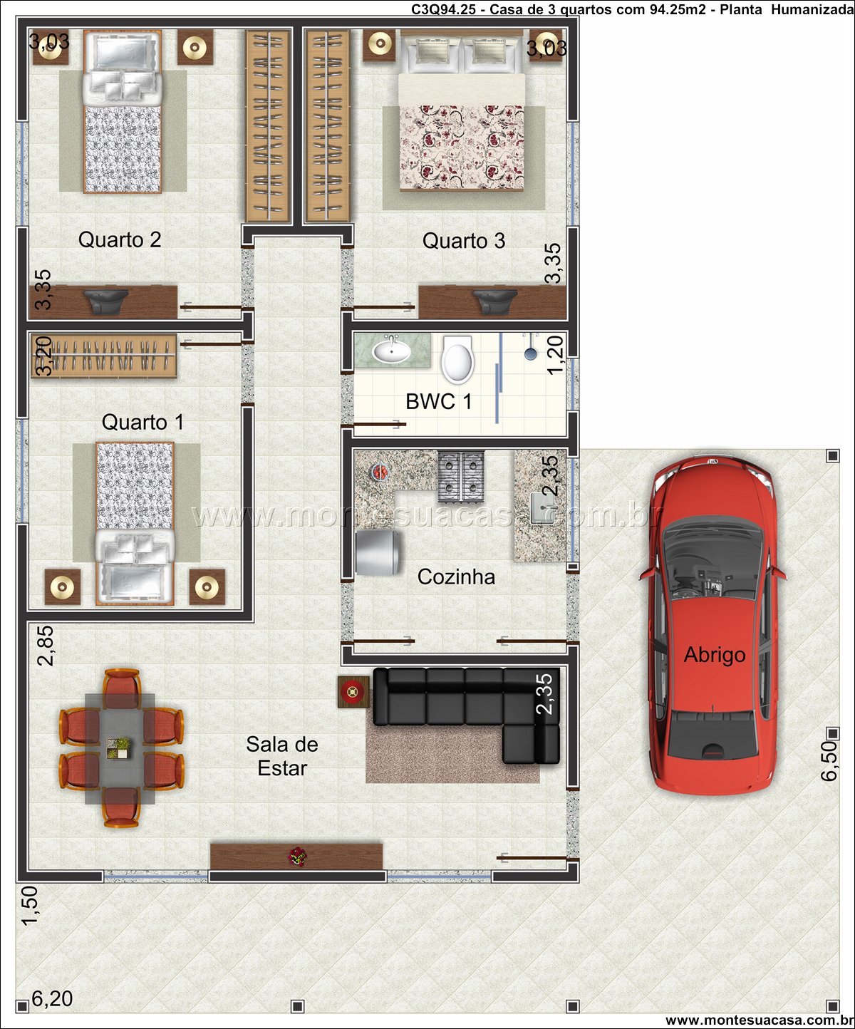 94.25m2-casa-terrea-3-quartos-com-garagem-integrada