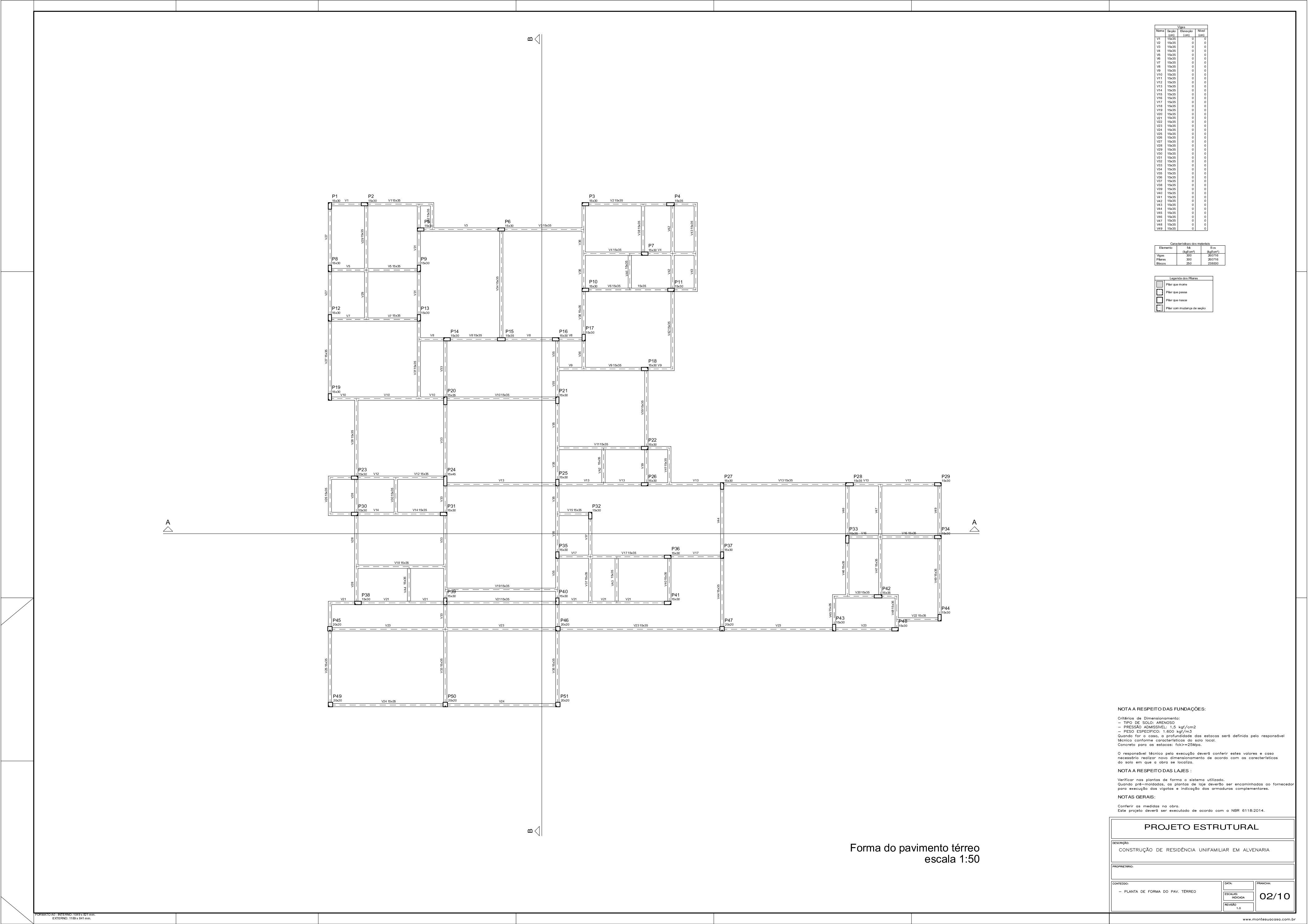 modelo-projeto-estrutural-residencia - Imagem 3