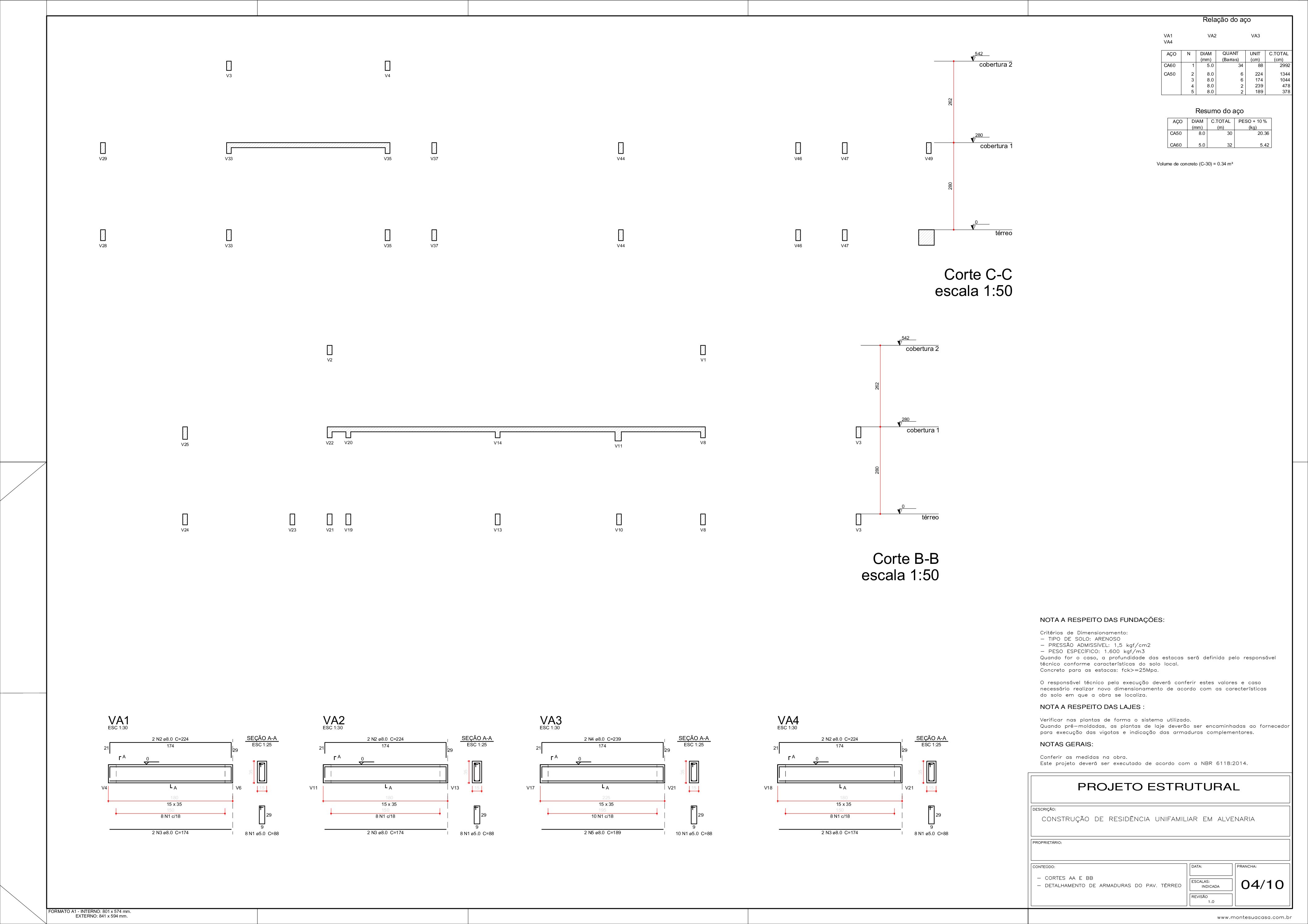 modelo-projeto-estrutural-residencia - Imagem 5