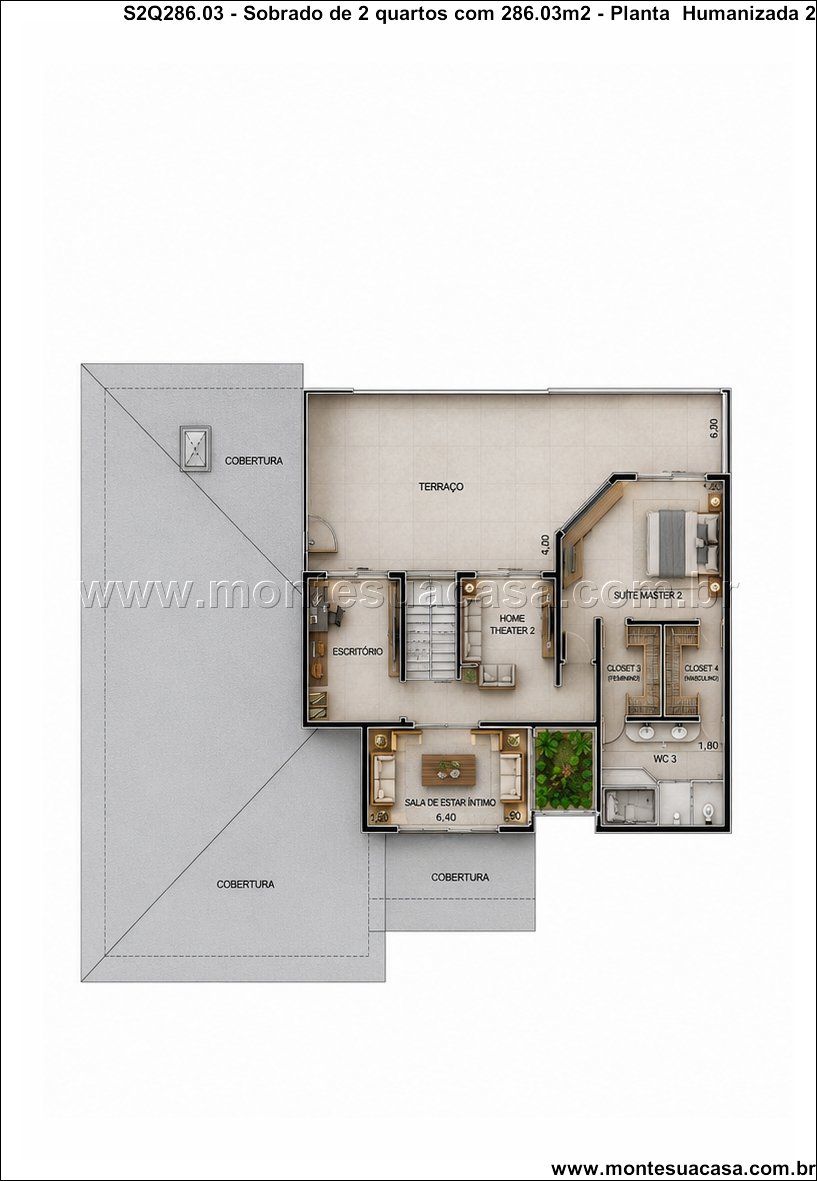 286.03m2-sobrado-moderno-com-piscina-e-terraço - Imagem 3