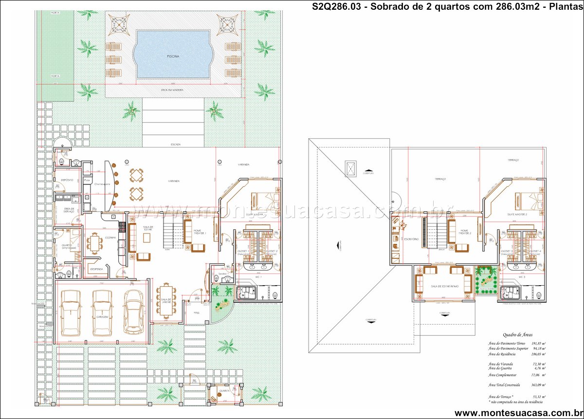 286.03m2-sobrado-moderno-com-piscina-e-terraço - Imagem 4
