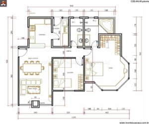 84.45m2-casa-terrea-2-quartos-suite-com-banheira-e-sala-com-lareira
