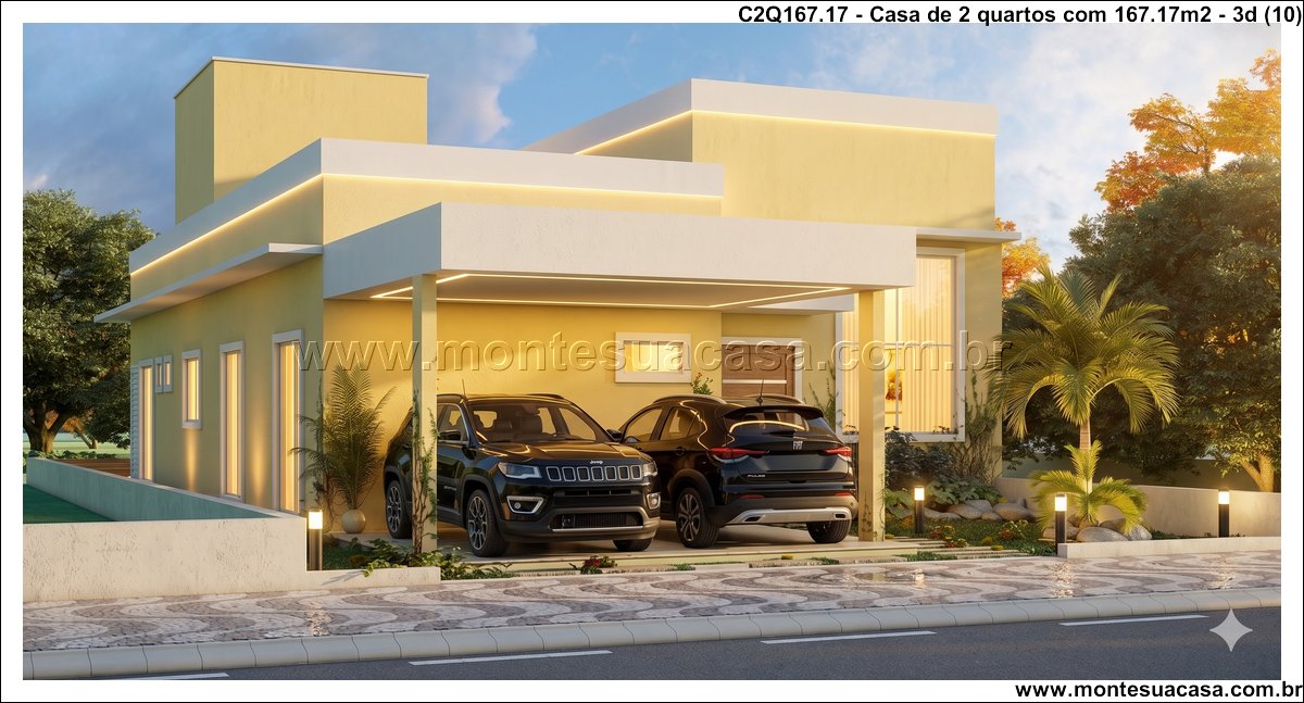 167.17m2-casa-moderna-dois-quartos-com-espacos-integrados - Imagem 11