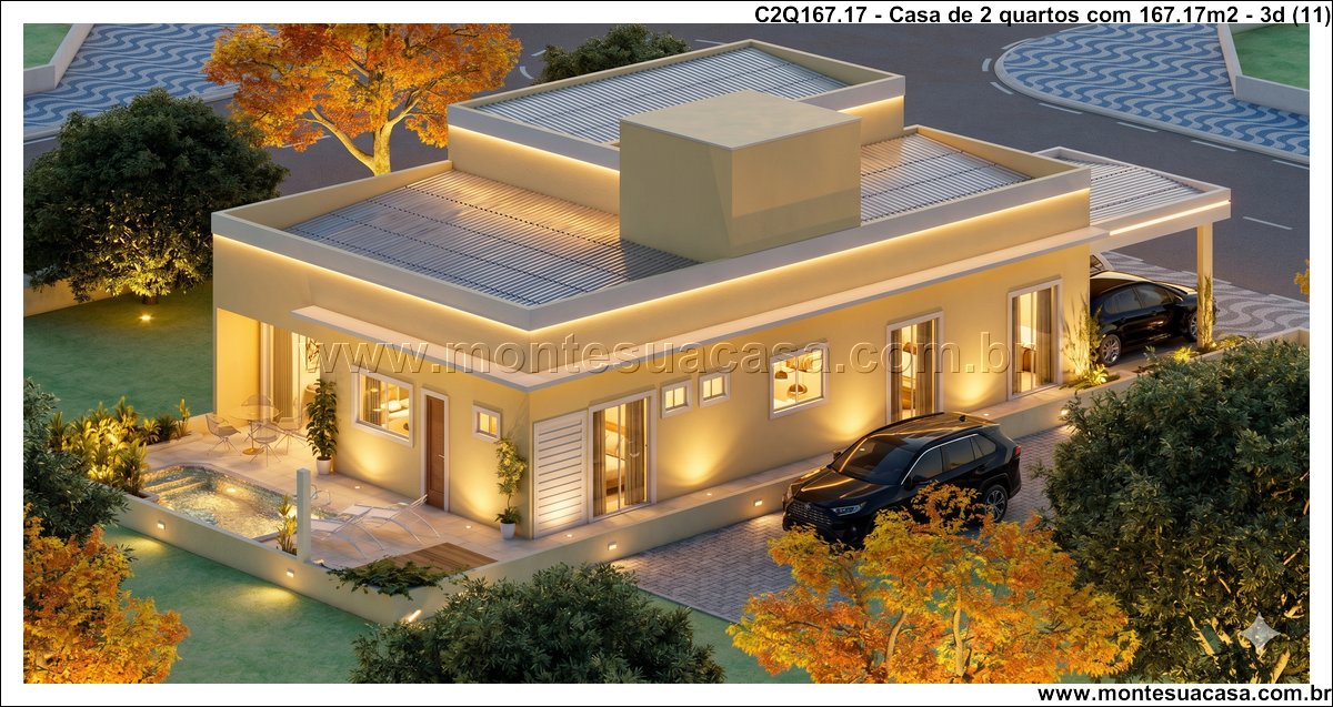 167.17m2-casa-moderna-dois-quartos-com-espacos-integrados - Imagem 12