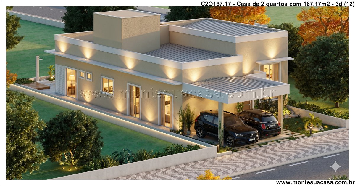 167.17m2-casa-moderna-dois-quartos-com-espacos-integrados - Imagem 13