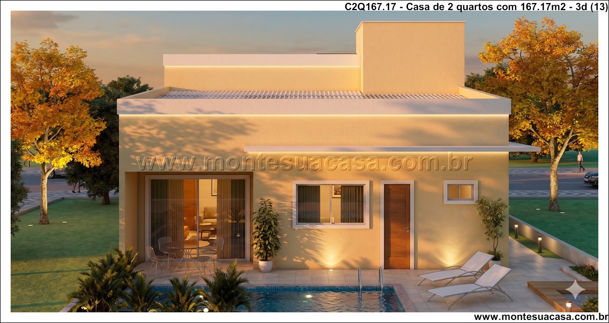 167.17m2-casa-moderna-dois-quartos-com-espacos-integrados - Imagem 14