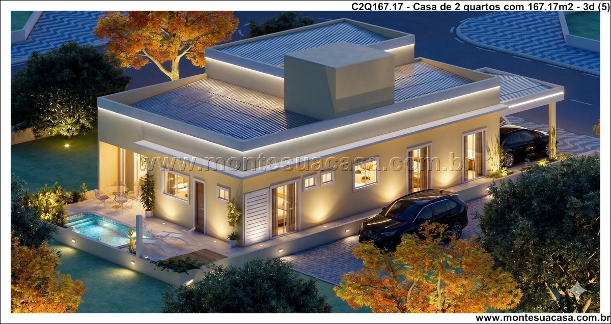 167.17m2-casa-moderna-dois-quartos-com-espacos-integrados - Imagem 6