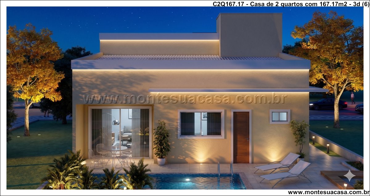 167.17m2-casa-moderna-dois-quartos-com-espacos-integrados - Imagem 7