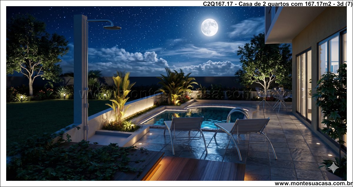 167.17m2-casa-moderna-dois-quartos-com-espacos-integrados - Imagem 8