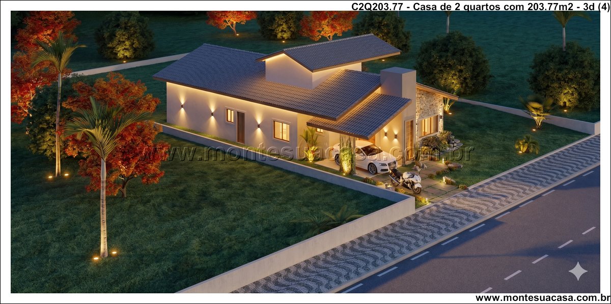 203.77m2-casa-moderna-2-quartos-com-escritorio-no-attico-e-integracao-ao-exterior - Imagem 5