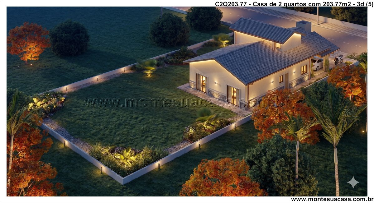 203.77m2-casa-moderna-2-quartos-com-escritorio-no-attico-e-integracao-ao-exterior - Imagem 6