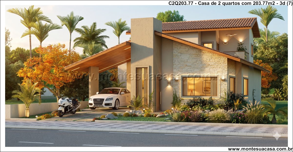 203.77m2-casa-moderna-2-quartos-com-escritorio-no-attico-e-integracao-ao-exterior - Imagem 8