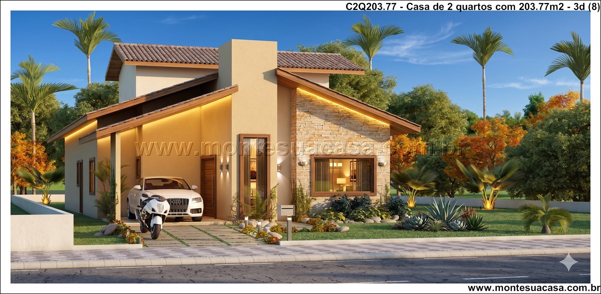 203.77m2-casa-moderna-2-quartos-com-escritorio-no-attico-e-integracao-ao-exterior - Imagem 9