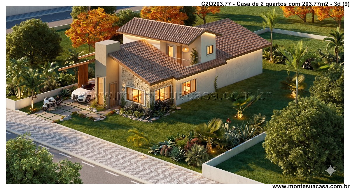 203.77m2-casa-moderna-2-quartos-com-escritorio-no-attico-e-integracao-ao-exterior - Imagem 10