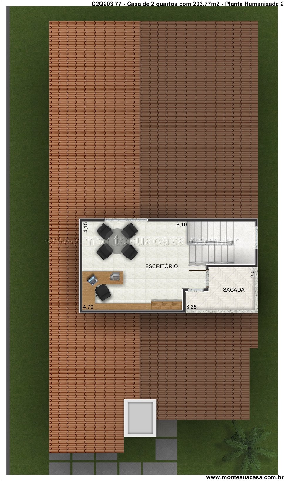 203.77m2-casa-moderna-2-quartos-com-escritorio-no-attico-e-integracao-ao-exterior - Imagem 15