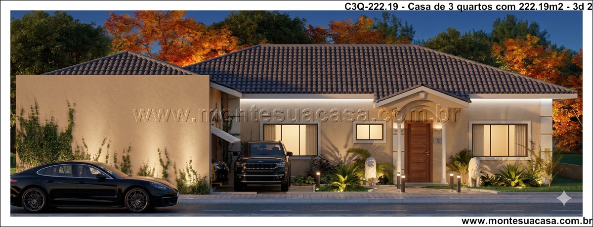222.19m2-casa-terrea-com-3-quartos-e-area-de-lazer - Imagem 3