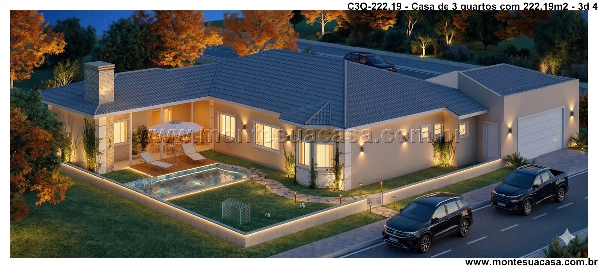 222.19m2-casa-terrea-com-3-quartos-e-area-de-lazer - Imagem 5