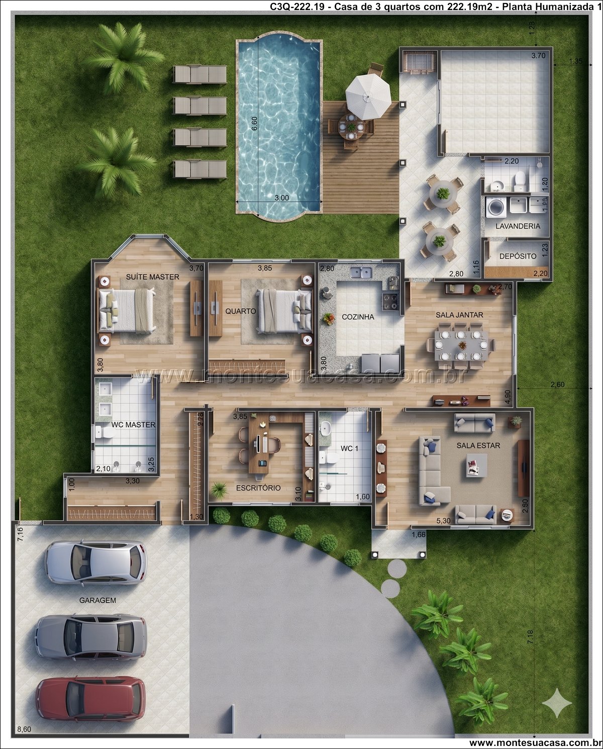 222.19m2-casa-terrea-com-3-quartos-e-area-de-lazer - Imagem 14