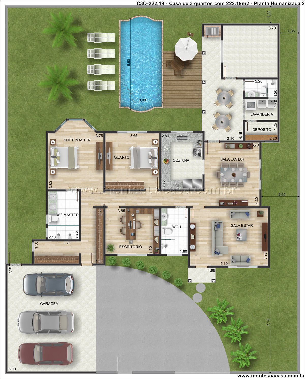 222.19m2-casa-terrea-com-3-quartos-e-area-de-lazer - Imagem 15