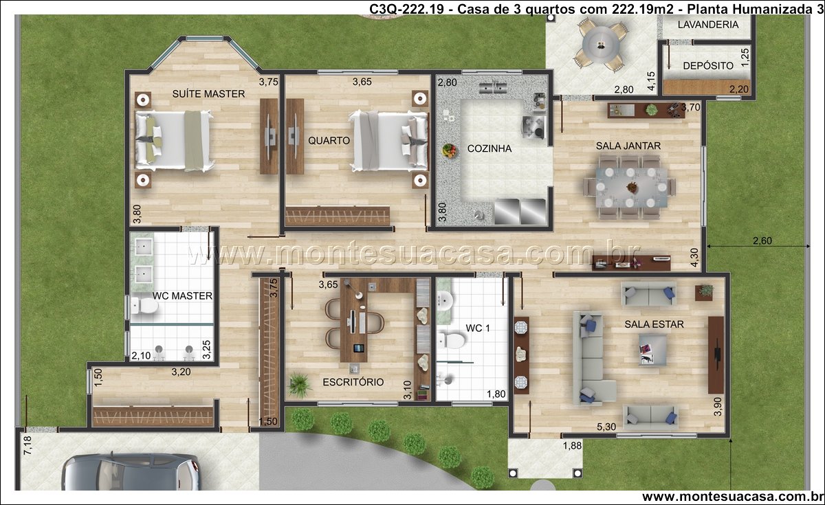 222.19m2-casa-terrea-com-3-quartos-e-area-de-lazer - Imagem 16