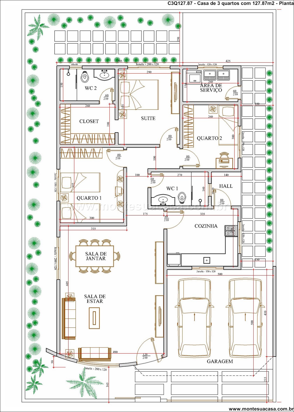 127.87m2-casa-terrea-com-3-quartos-e-garagem-dupla - Imagem 7