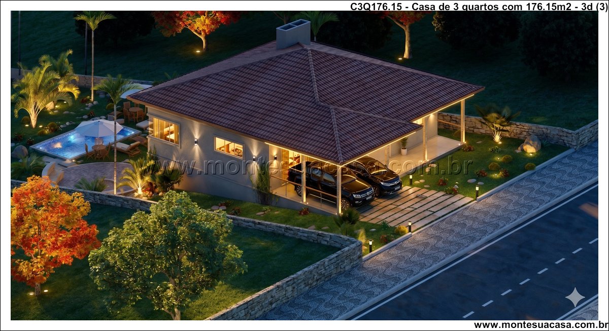 176.15m2-casa-com-3-quartos-piscina-e-salao-no-terreno-em-declive - Imagem 4