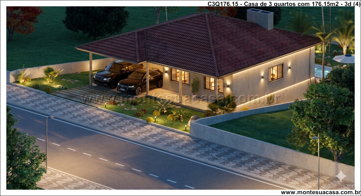 176.15m2-casa-com-3-quartos-piscina-e-salao-no-terreno-em-declive - Imagem 5
